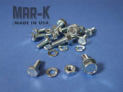 120220 - Front Bed Panel Hardware Zinc Plated Steel