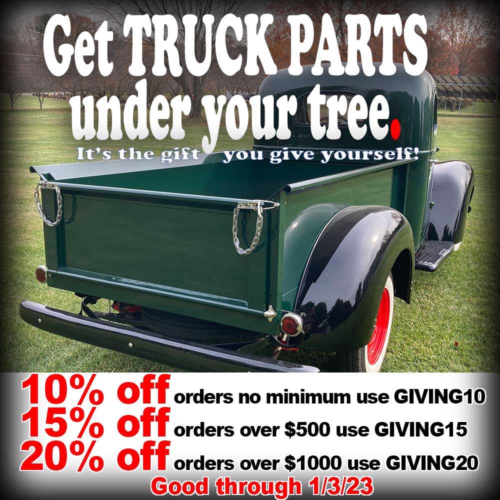 Get PARTS under your TREE with 10-15-20% off!